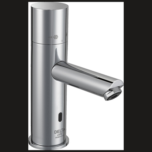Delta Delta Comm Demd: Thermostatic Electric BathrmFaucet, Battery-Operated DEMD-611LF